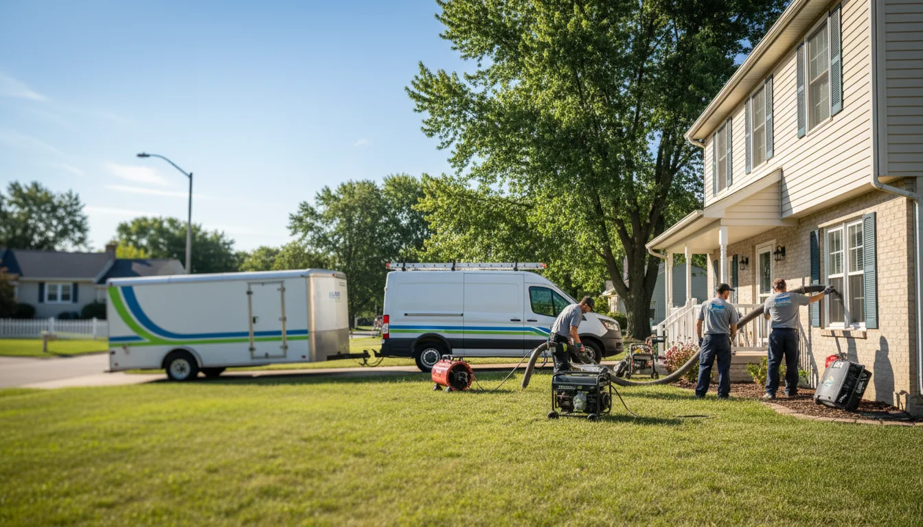 Flooded Basement Restoration And Cleanup With Repair in Michigan near me